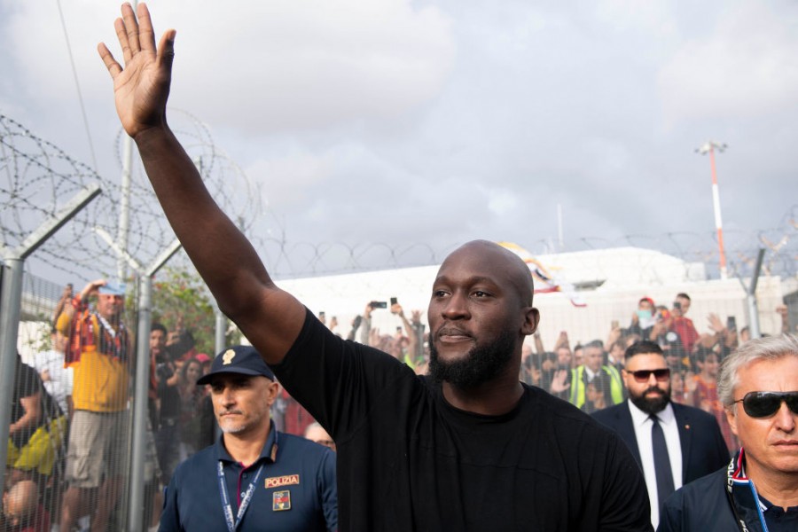 Lukaku arrivato a Roma