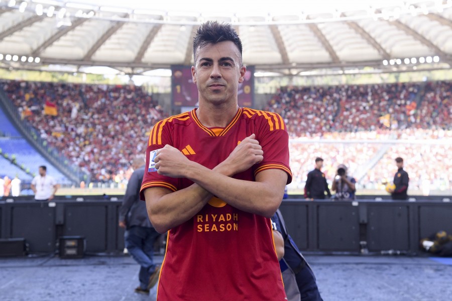 L'esultanza di El Shaarawy dopo il gol contro il Monza