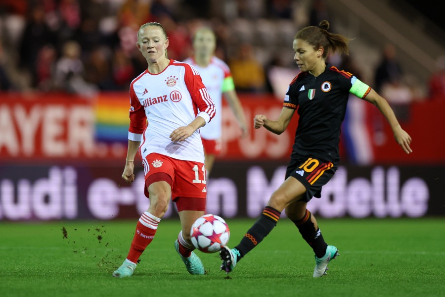 Alessandro Spugna durante Bayern Monaco-Roma