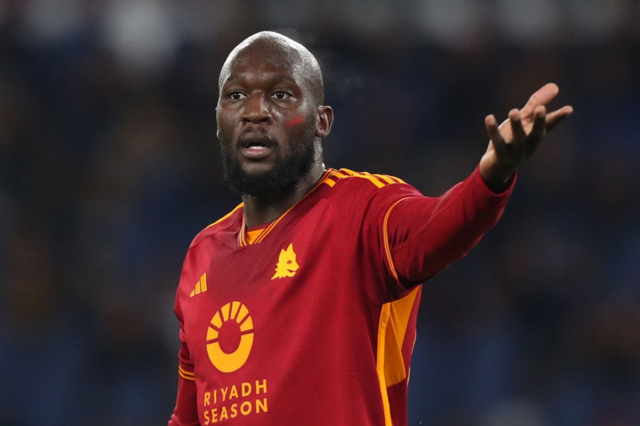 Lukaku in campo contro l'Udinese