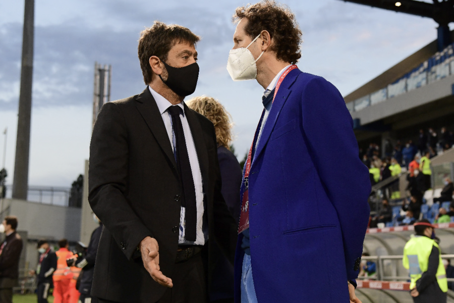 Andrea Agnelli a colloquio con John Elkann