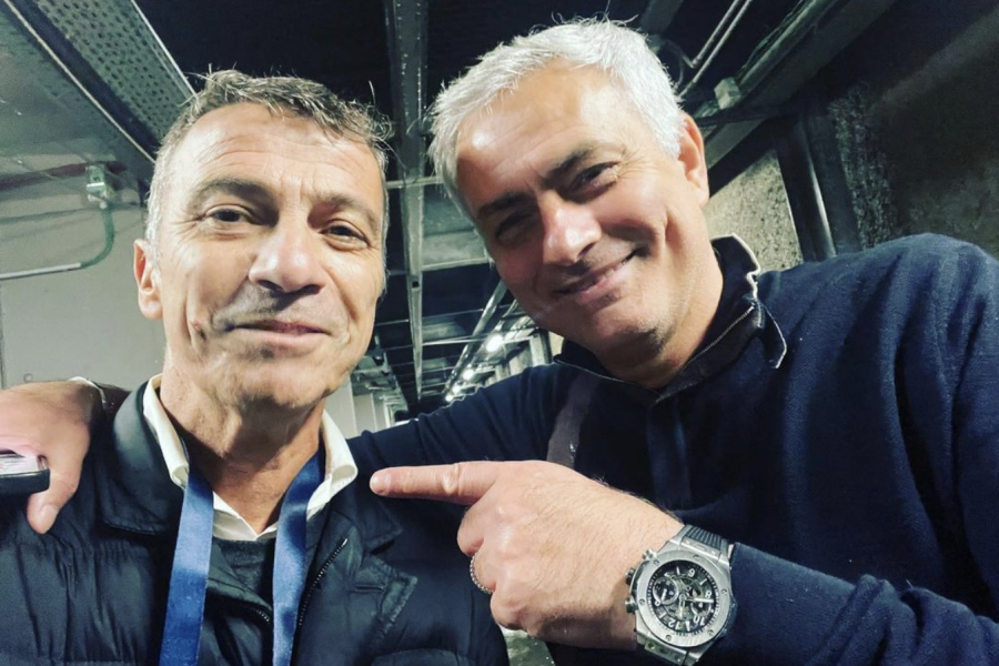 Paolo Assogna e José Mourinho