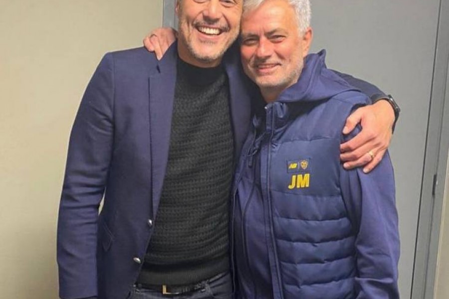 L'abbraccio Mourinho-Julio Cesar