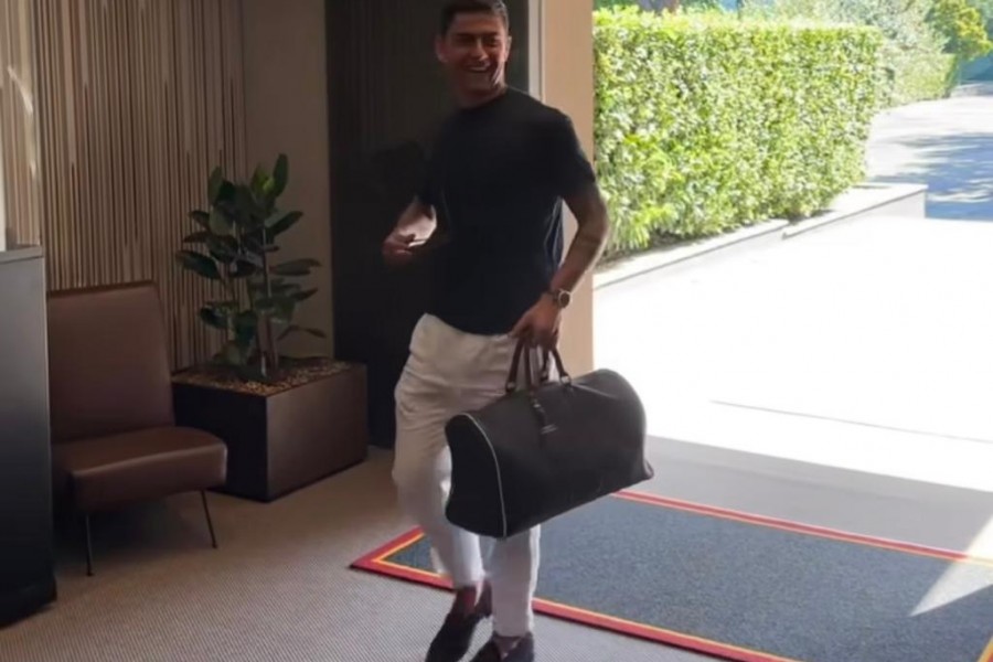 L'arrivo di Dybala a Trigoria