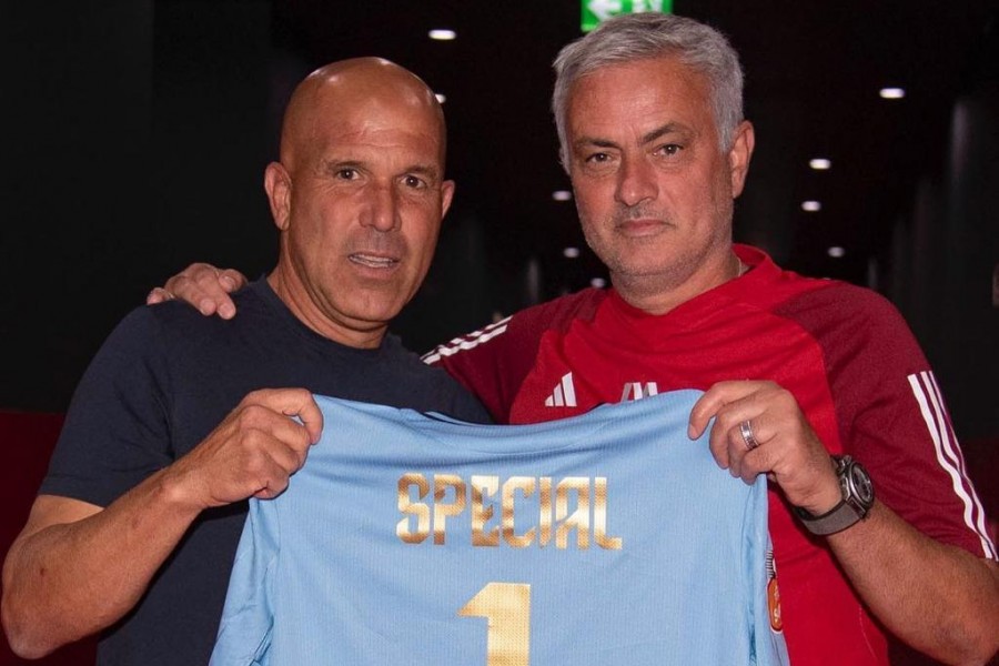 Di Biagio e Mourinho insieme a Tirana