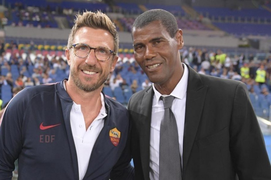 Di Francesco e Aldair, di LaPresse