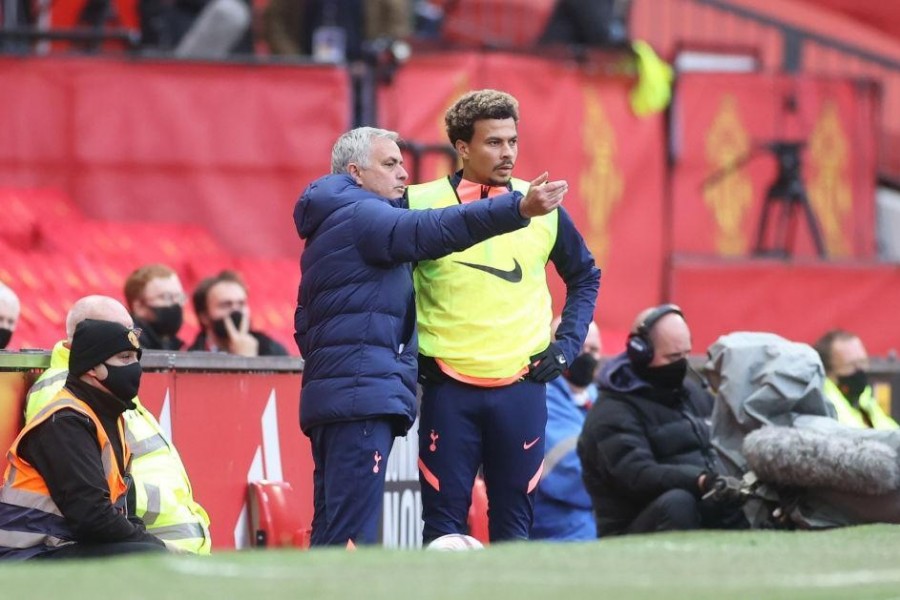 Mourinho e Dele Alli a colloquio @GETTY IMAGES