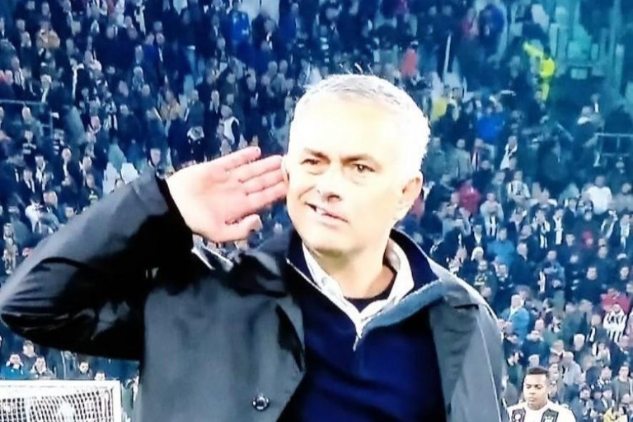 L'esultanza di Jose Mourinho