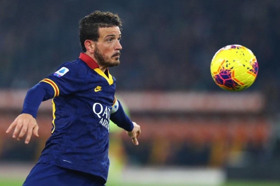 Florenzi con la maglia della Roma (As Roma via Getty Images)