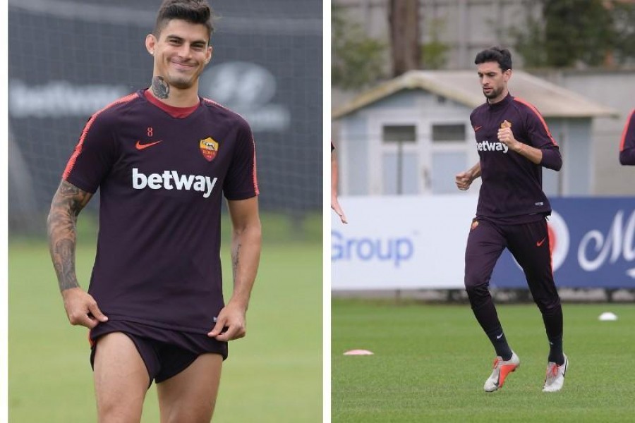 Diego Perotti e Javier Pastore, di LaPresse