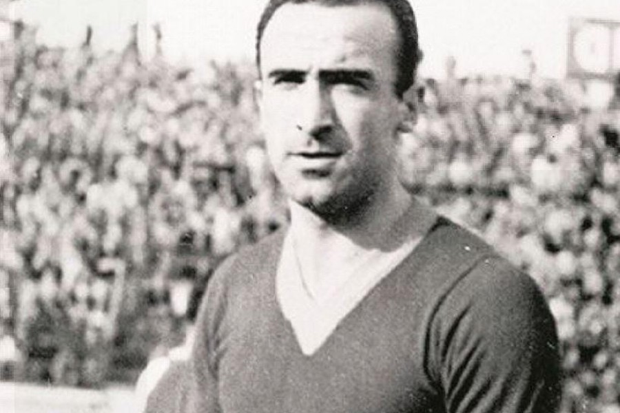 Amedeo Amadei, autore del gol decisivo di quello storico derby
