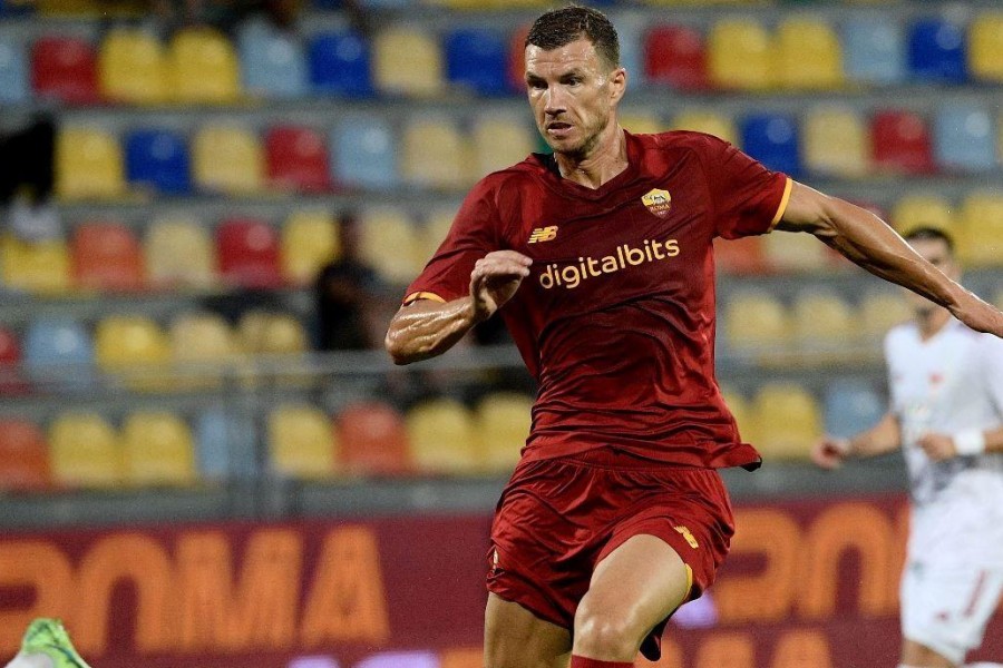 Dzeko in azione contro il Debrecen @Getty Images