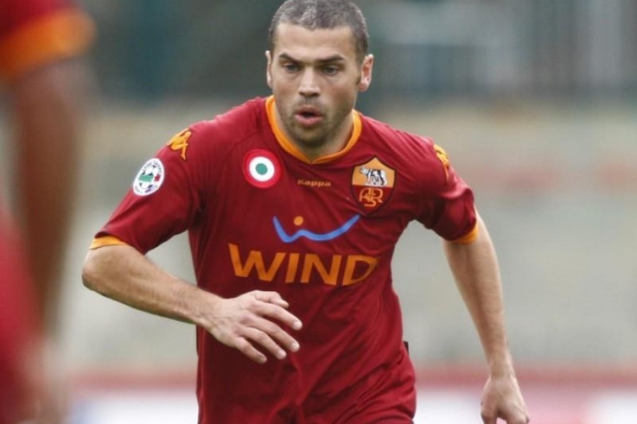 Max Tonetto con la maglia della Roma 