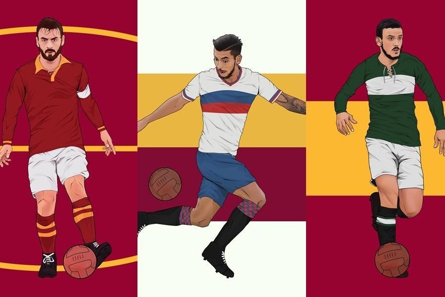 Le immagini pubblicate da @ASRomaEnglish