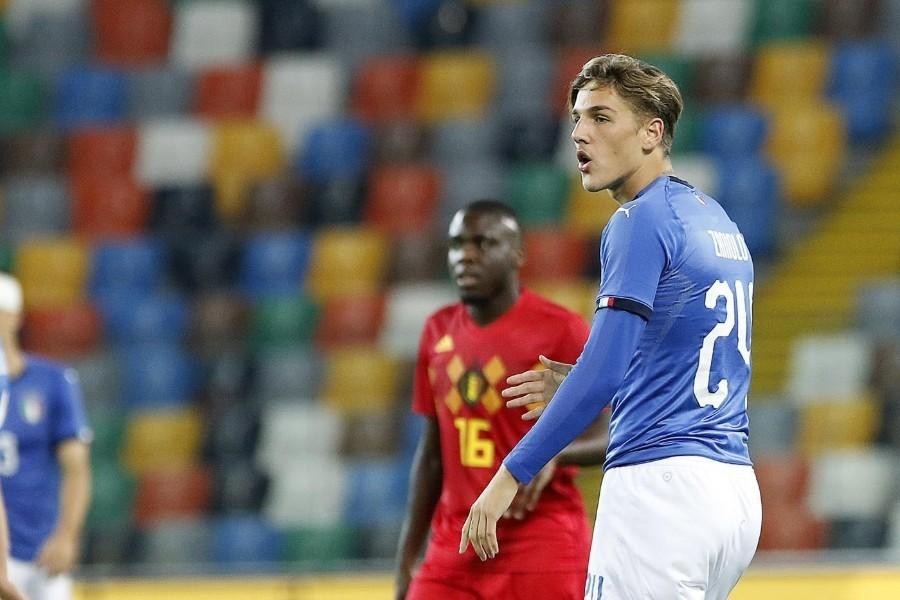 Zaniolo con la maglia dell'Italia, di LaPresse