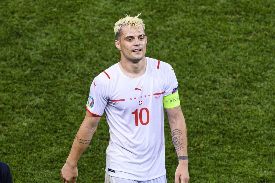 Granit Xhaka con la maglia della sua nazionale @Getty Images