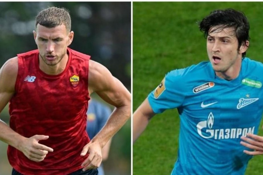 Edin Dzeko e Sardar Azmoun (Getty Images)