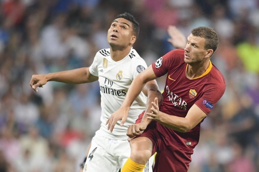 Casemiro e Dzeko, di LaPresse