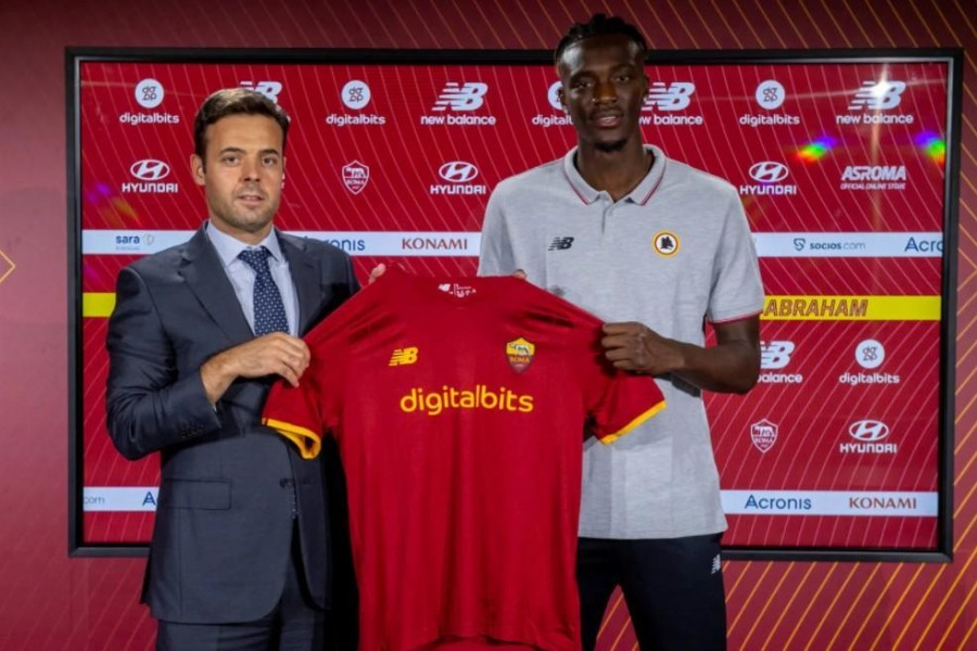 Tiago Pinto e Tammy Abraham @ AS Roma via Getty Images