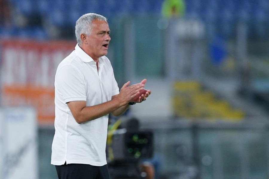 José Mourinho durante Roma-Fiorentina @Getty Images