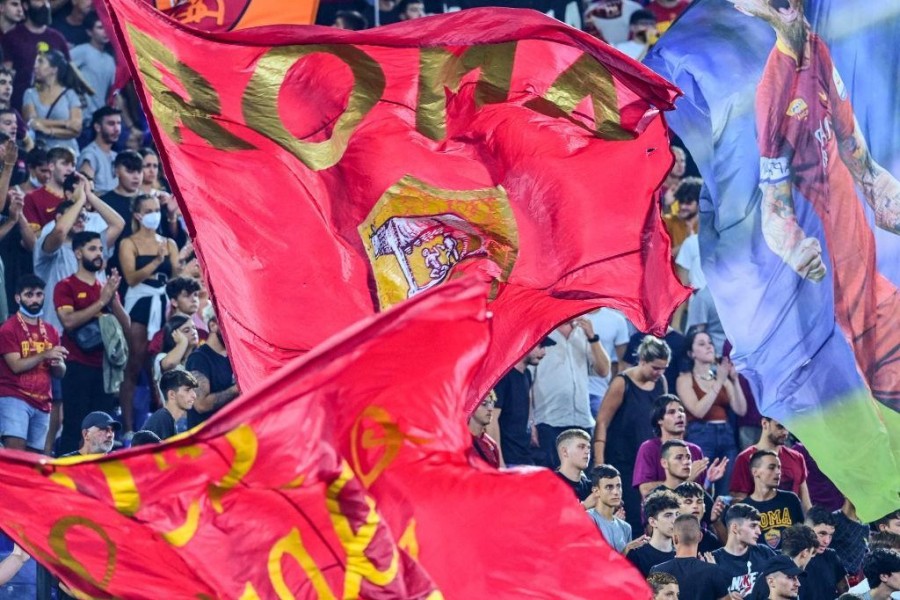 La Curva Sud durante Roma-Fiorentina 3-1 @ AS Roma via Getty Images