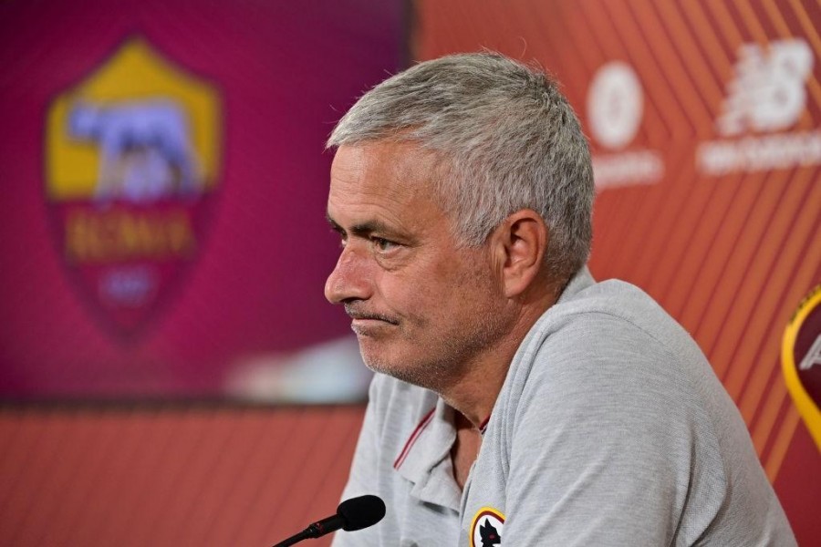 José Mourinho in conferenza stampa @ AS Roma via Getty Images