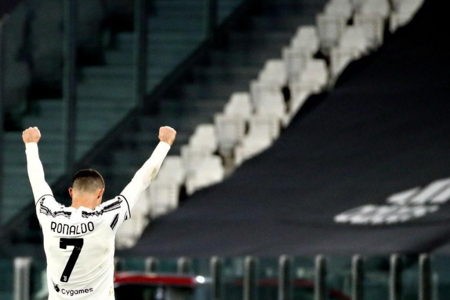 Cristiano Ronaldo con la maglia della Juventus @ Getty Images
