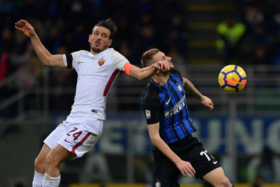 Florenzi durante lo scorso Inter-Roma, di LaPresse