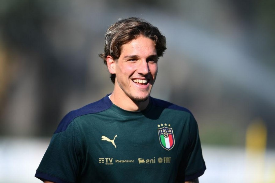 Nicolò Zaniolo in allenamento a Coverciano @ Getty Images