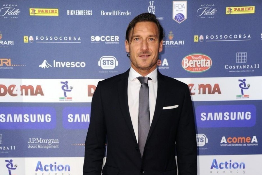 Totti al Gran Galà del Calcio, di LaPresse