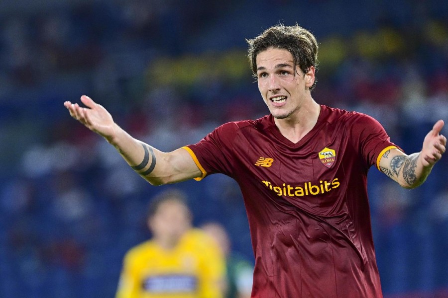 Nicolò Zaniolo durante Roma-Fiorentina @Getty Images