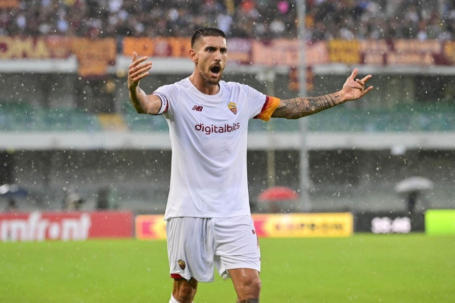 Pellegrini durante Verona-Roma @Getty Images