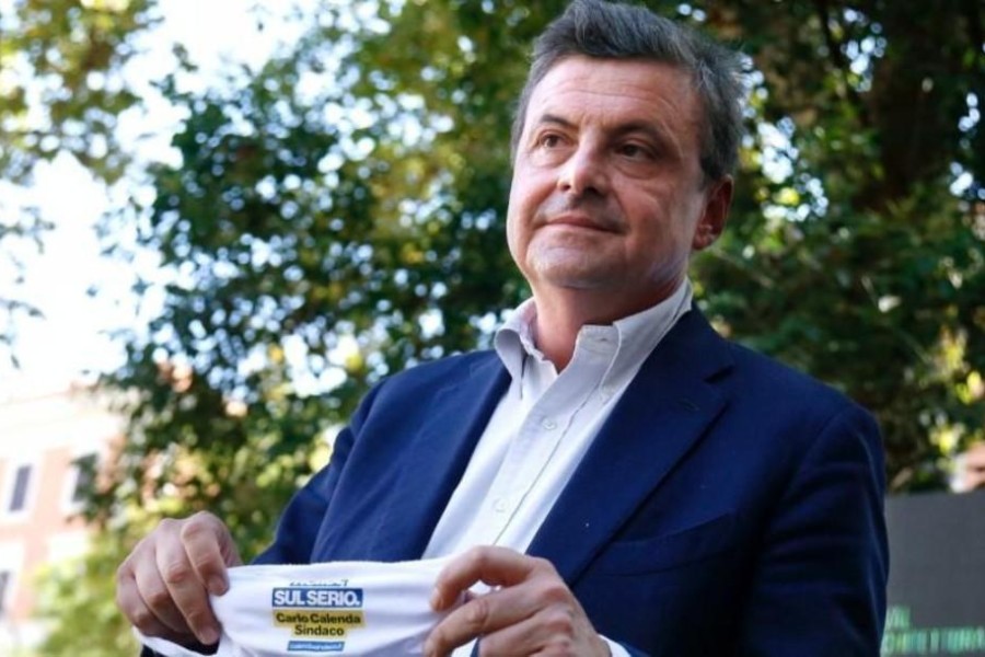 Il candidato Carlo Calenda