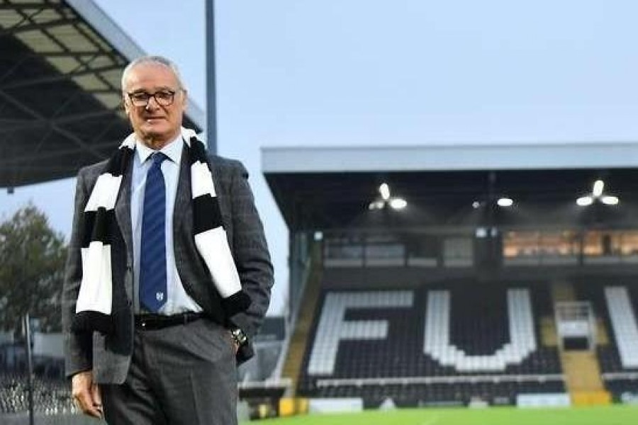 Claudio Ranieri, impegnato contro il Wolverhampton col suo Fulham