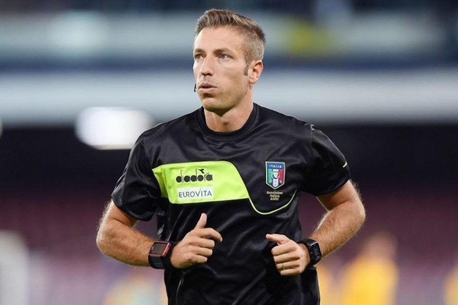 Davide Massa, l'arbitro designato per Inter-Roma