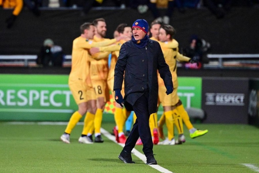 Mourinho durante Bodo Glimt-Roma @Getty Images