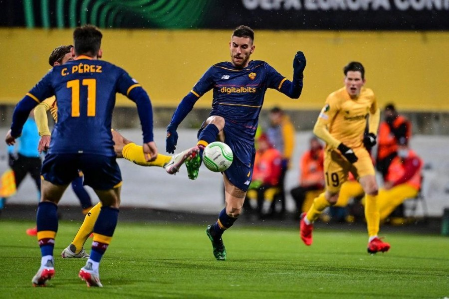 Pellegrini in campo contro il Bodo/Glimt  (As Roma via Getty Images)