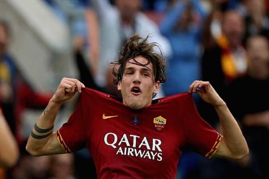 Zaniolo esulta dopo il gol al Napoli nella stagione 2019/2020 @Getty Images