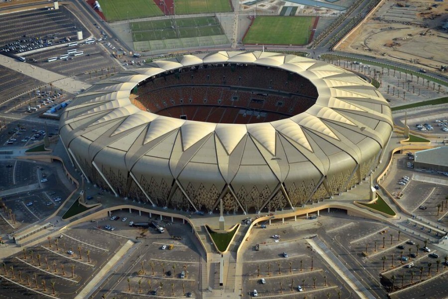 Il King Abdullah Stadium di Jeddah, in Arabia Saudita