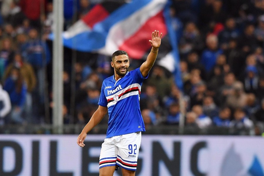 Gregoire Defrel in blucerchiato, di LaPresse