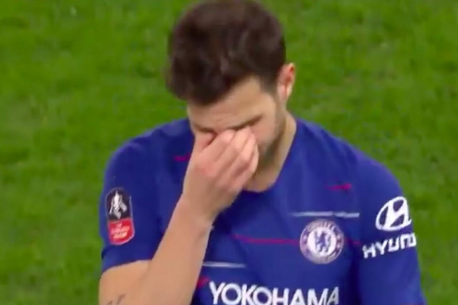 Le lacrime di Cesc Fabregas