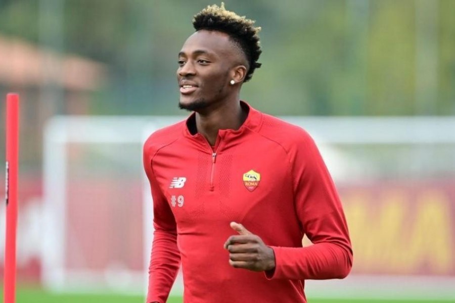 Abraham in allenamento a Trigoria (As Roma via Getty Images)