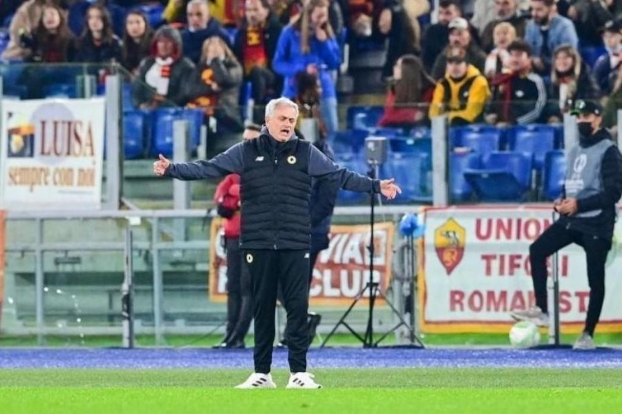 Mou all'Olimpico (As Roma via Getty Images)