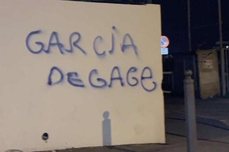 Le scritte apparse in città