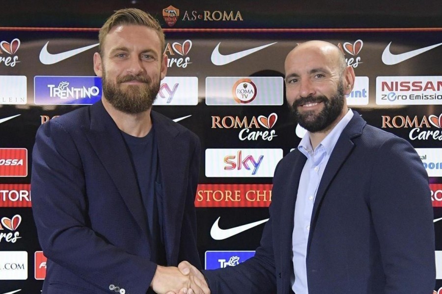 De Rossi e Monchi, di LaPresse