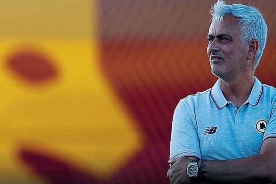 José Mourinho a Trigoria  (As Roma via Getty Images)