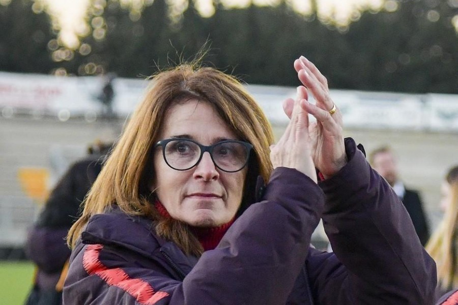 L'allenatrice della Roma Femminile Elisabetta Bavagnoli, di LaPresse