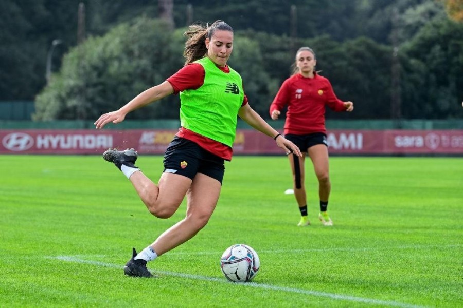 Corelli in allenamento al Giulio Onesti (As Roma via Getty Images)