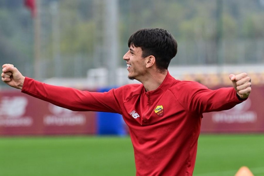 Ibanez in allenamento (As Roma via Getty Images)