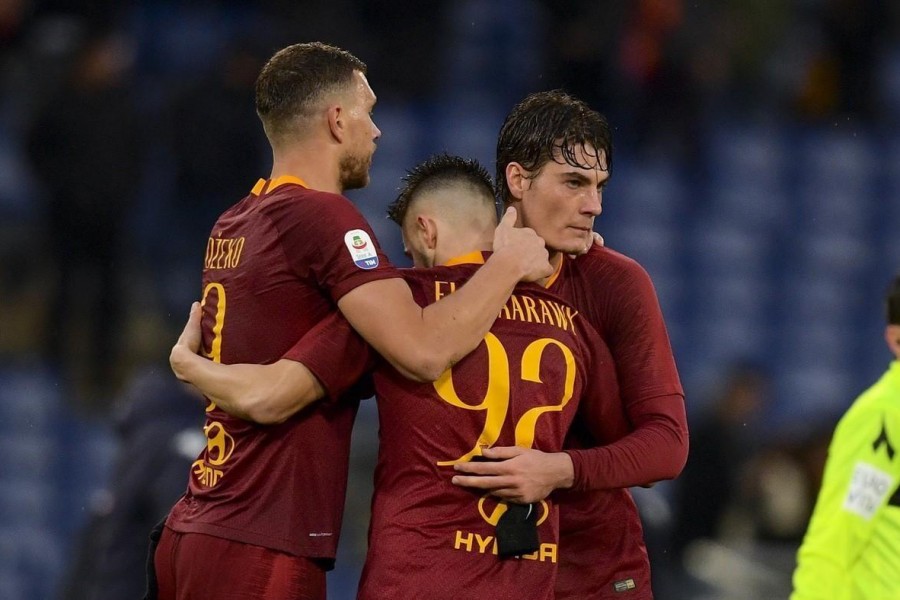 Dzeko, El Shaarawy e Schick, di LaPresse